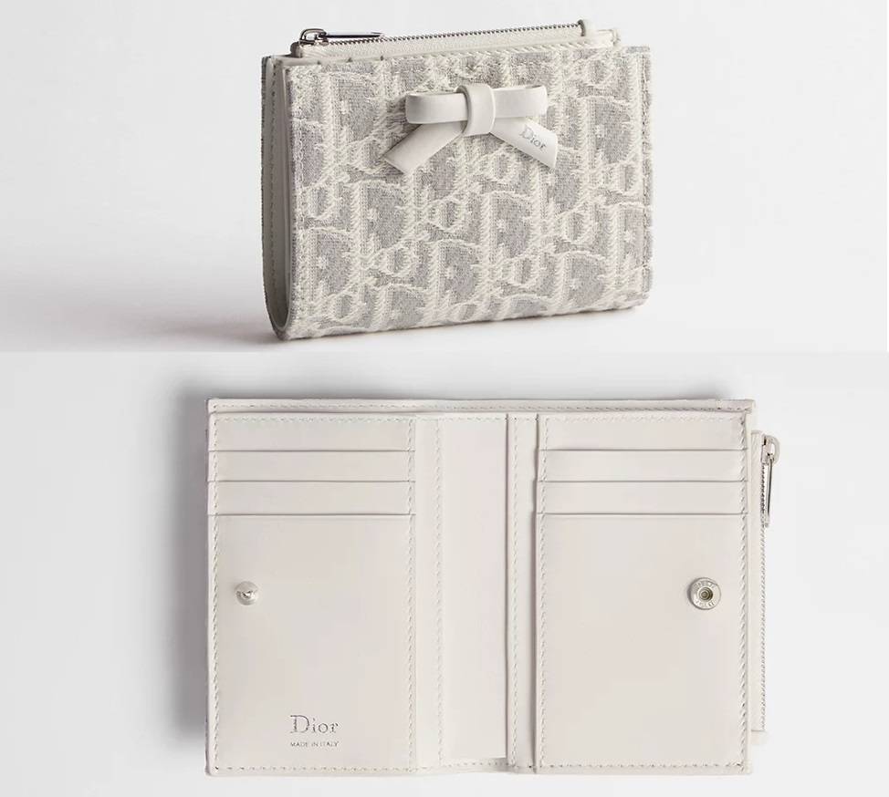 🇯🇵日本 2026春季新色新品 Dior Promenade Dahlia 蝴蝶結短夾 錢包 零錢包(附購證)