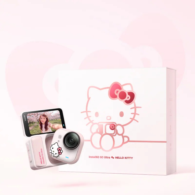 🇯🇵 Insta360 GO Ultra x Hello Kitty 聯名限量版相機套裝(含附保固)