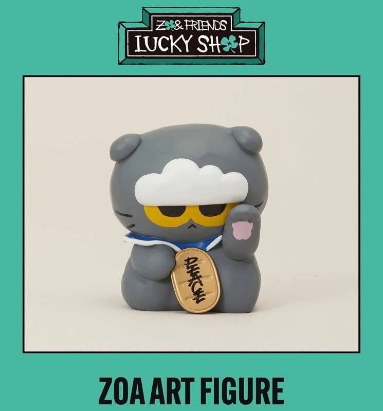 🇰🇷 韓國 正版GD 愛貓ZOA  G-Dragon ZOA  招財貓公仔（含盒裝）